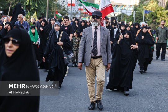 تصاویر/ تجمع قدردانی از عملیات وعده صادق ۲